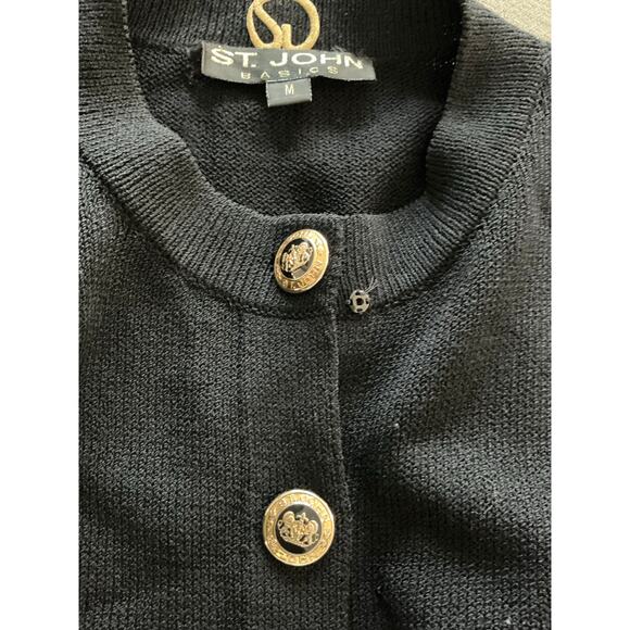 Vintage St. John Cardigan Blazer and Pants Set | Size 8 Medium | Black - Picture 11 of 12